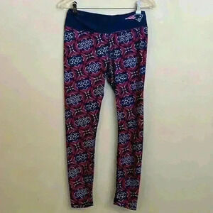 NFL TEAM APPAREL~Blue Red NEW ENGLAND PATRIOTS LEGGINGS Pants Size Medium